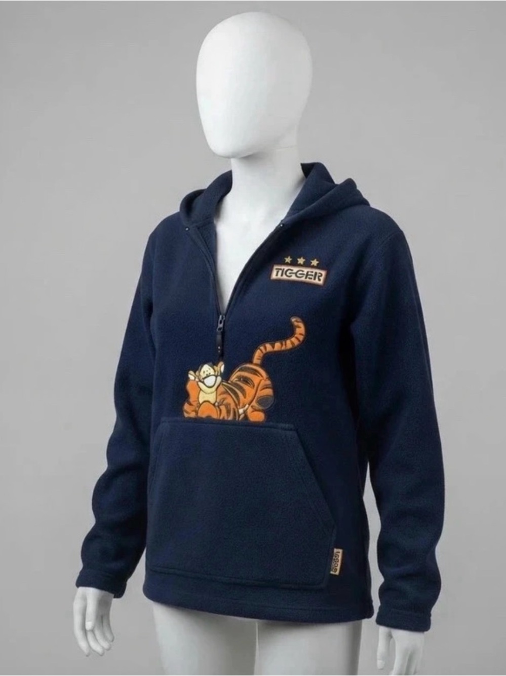 Disney Navy and Orange Tigger Fleece Hoodie
